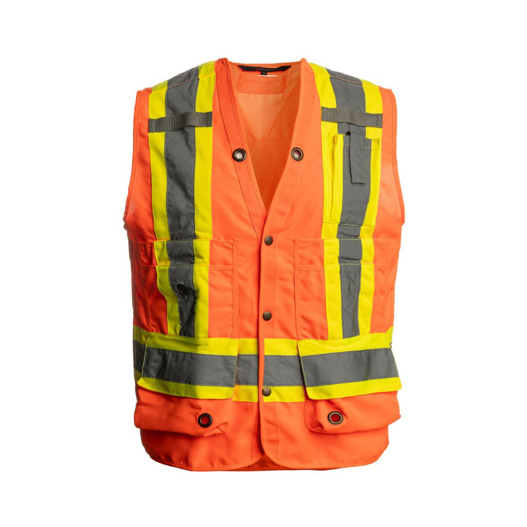 WASIP Delux Surveyor Hi-Vis Vest 