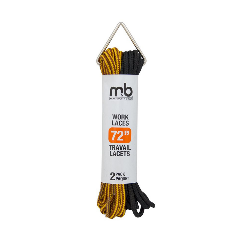 72" Work Boot Round Laces - 2 PK - L23926