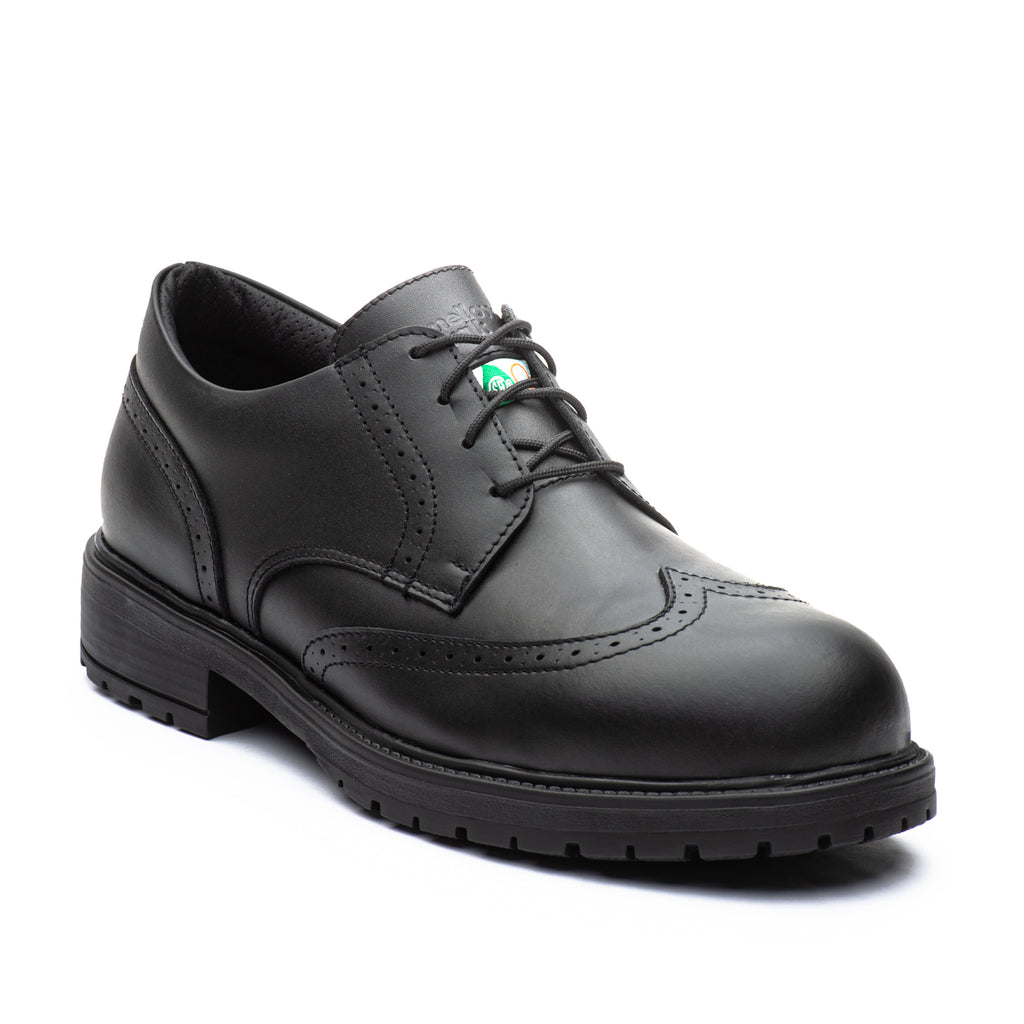 David Men's 2E steel toe leather safety shoes 507139 - Limited Sizing