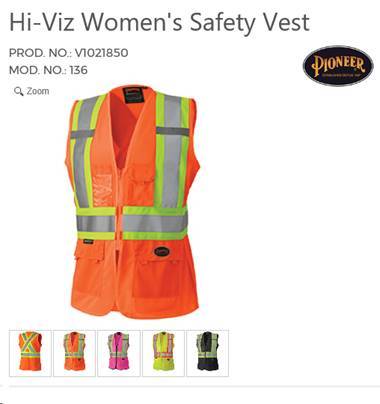 womens hi-vis vest